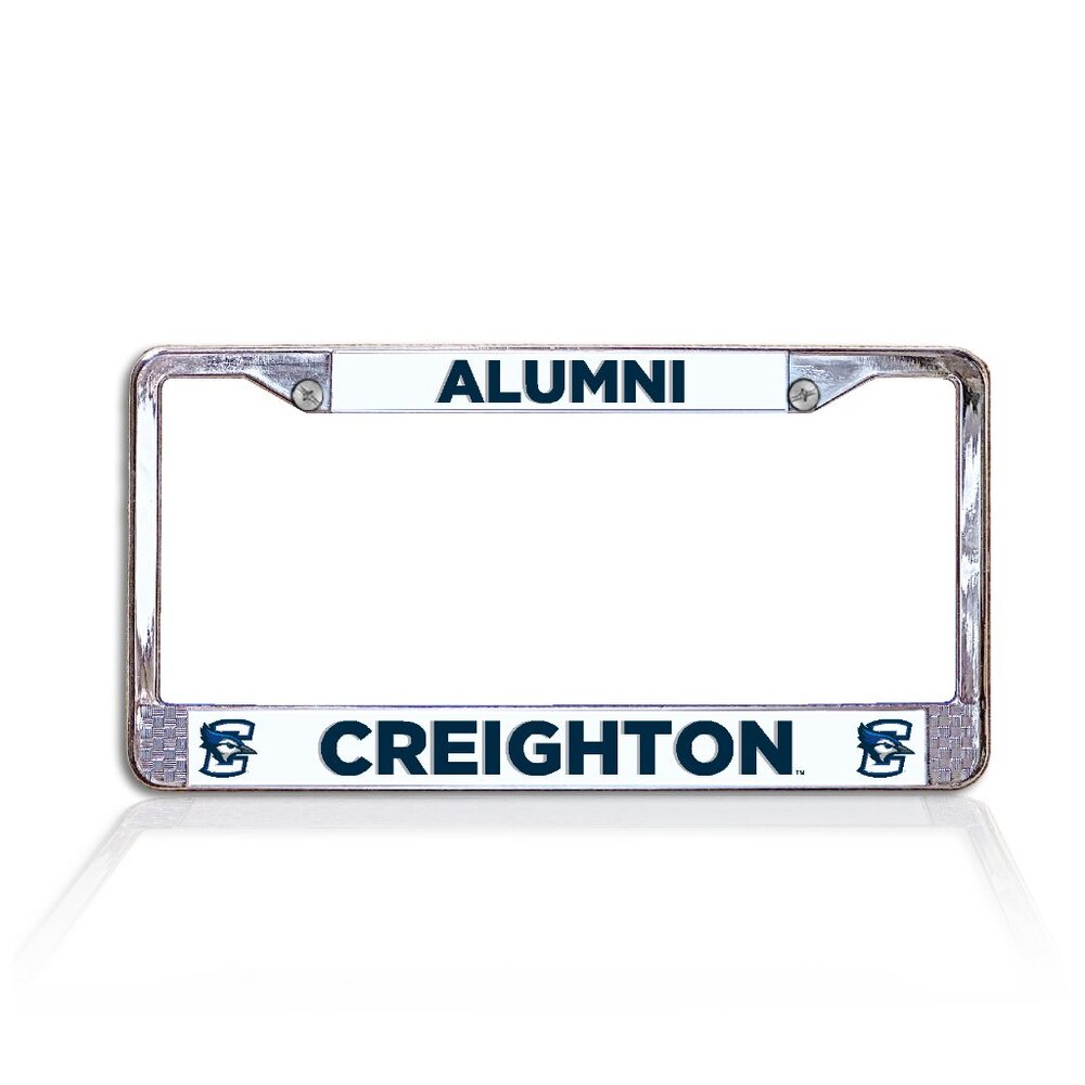 Creighton University Alumni Metal Tag Frame